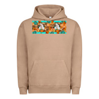 Pigment Burro Goat Family Fall Urban Hoodie - Artiststas