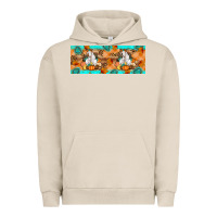 Pigment French Oak Goat Family Fall Urban Hoodie - Artiststas