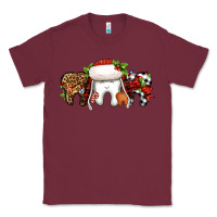 Burgundy Christmas teeth dentist Classic Tee - Jasminsmagicworld