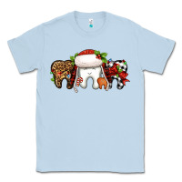 Dusty Blue Christmas teeth dentist Classic Tee - Jasminsmagicworld