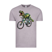 Vintage Zinc t rex dinosaur riding dinosaur Vintage Tee - RanaPortraitStore