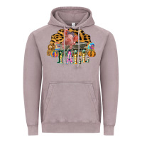 Vintage Zinc Fall Scene Pumpkin Watercolor Pig Wagon Serape Cheetah Vintage Hoodie - Bettercallsaul