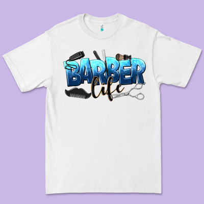 Barber Life Premium Tee Designed By Nancycooperartshop