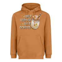 Meerkat Half Human Half Coffee Heavyweight Hoodie - CowhideDigitalArt