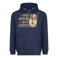 Half Human Half Coffee Heavyweight Hoodie | Teevron