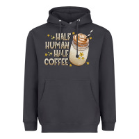 Smoke Half Human Half Coffee Heavyweight Hoodie - CowhideDigitalArt