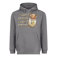 Storm Half Human Half Coffee Heavyweight Hoodie - CowhideDigitalArt