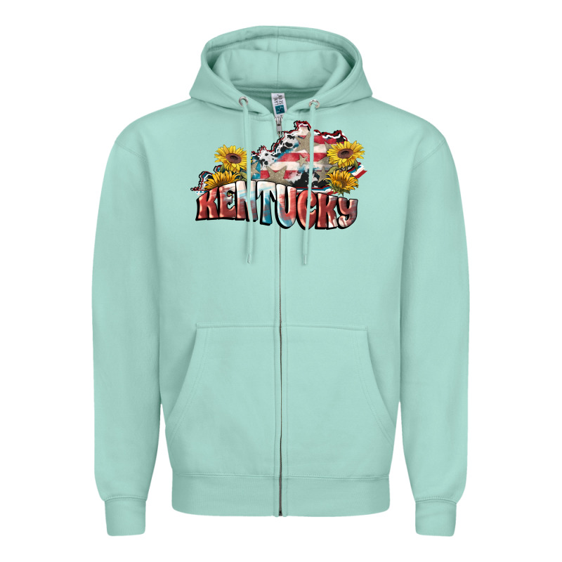 Kentucky 4th Of July Zipper Hoodie by FaDigitalArtStudio | Teevron