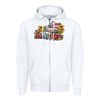 White Kentucky 4th of July Zipper Hoodie - FaDigitalArtStudio