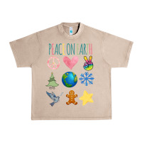 Peace On Earth Urban Heavy Tee | Teevron
