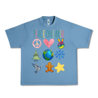 Pebble Blue PEACE ON EARTH Urban Heavy Tee - Bettercallsaul