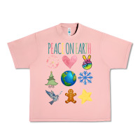 Salmon PEACE ON EARTH Urban Heavy Tee - Bettercallsaul