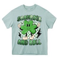 Arona shamrock and roll Heavy Core Tee - MaliasSmallBusiness
