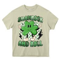 Mossy shamrock and roll Heavy Core Tee - MaliasSmallBusiness