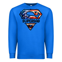 True Royal American Super Dad Premium Sweatshirt - LillyAllenDesigns