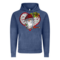 Vintage Denim Valentine's Day Gnome Vintage Hoodie - Bettercallsaul