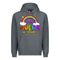 Rock Coolest queer in town Premium Hoodie - FaDigitalArtStudio