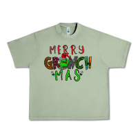 Oil Green Merry Grinch Mas Urban Heavy Tee - Bettercallsaul