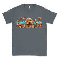 Charcoal Heather floral cockapoo Classic Tee - Jasminsmagicworld