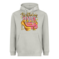 Moon Dust birthday diva pink and gold glitter Heavyweight Hoodie - LillyAllenDesigns