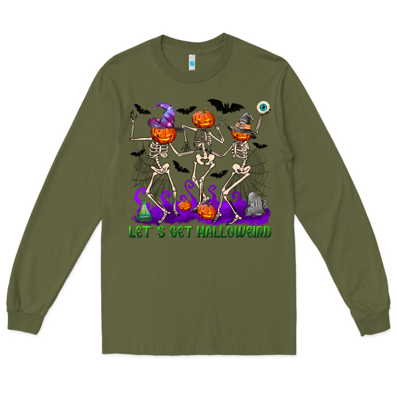 Let's Get Halloweird Long Sleeve Tee by NancyCooperArtShop | Teevron