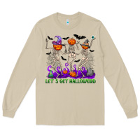 Mushroom Let's get halloweird Long Sleeve Tee - NancyCooperArtShop