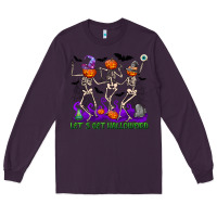 Plum Let's get halloweird Long Sleeve Tee - NancyCooperArtShop