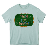 Arona teach love inspire chalkboard Heavy Core Tee - AdoDesignShop