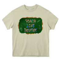 Mossy teach love inspire chalkboard Heavy Core Tee - AdoDesignShop