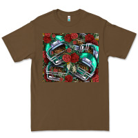 Cacao floral american football  helmet Premium Tee - NancyCooperArtShop