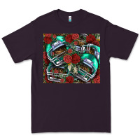 Floral American Football  Helmet Premium Tee | Teevron