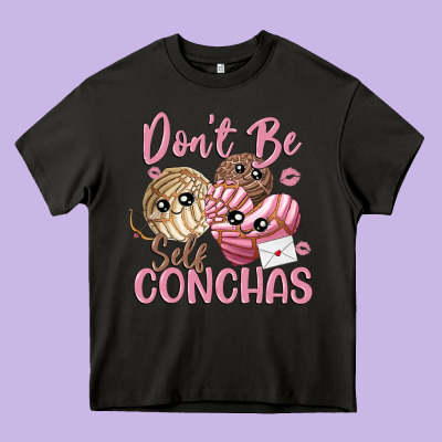 Don't Be Self Conchas Heavy Core Tee Designed By Maliassmallbusiness