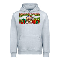 Heather Grey Stocked christmas farm Urban Hoodie - Artiststas