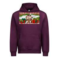 Mauve Wine Stocked christmas farm Urban Hoodie - Artiststas