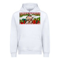 White Stocked christmas farm Urban Hoodie - Artiststas
