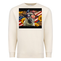 Sandshell Western 4th Of July Sheep Premium Sweatshirt - LillyAllenDesigns