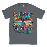 Charcoal Heather school's out for summer teacher life Classic Tee - RanaPortraitStore