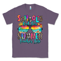 Lavender school's out for summer teacher life Classic Tee - RanaPortraitStore
