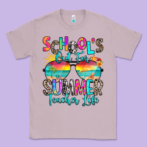 School's Out For Summer Teacher Life Classic Tee Designed By Ranaportraitstore