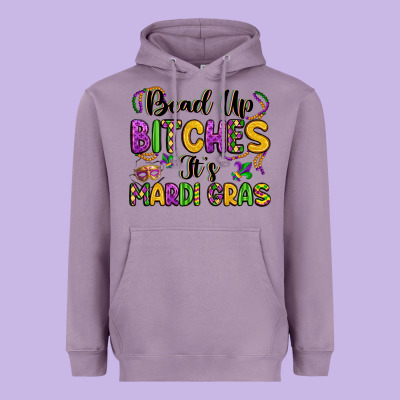 Bead Up Bitches It S Mardi Gras Heavyweight Hoodie Designed By Lillyallendesigns