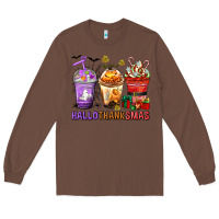 Chestnut hallothanksmas coffee cups Long Sleeve Tee - texasbilliewilder