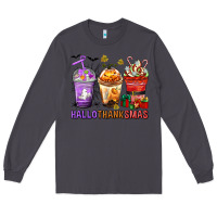 Smoke hallothanksmas coffee cups Long Sleeve Tee - texasbilliewilder