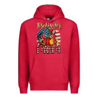 Cardinal Firefighter mom Premium Hoodie - FaDigitalArtStudio