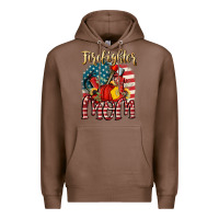 Chestnut Firefighter mom Premium Hoodie - FaDigitalArtStudio
