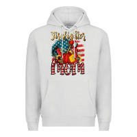 Dove Grey Firefighter mom Premium Hoodie - FaDigitalArtStudio