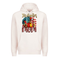Pale Pink Firefighter mom Premium Hoodie - FaDigitalArtStudio