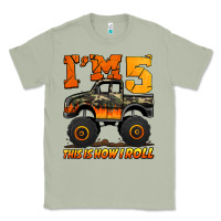 Matcha i'm five this is how i roll monster truck birthday Classic Tee - Jasminsmagicworld