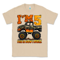 Mushroom i'm five this is how i roll monster truck birthday Classic Tee - Jasminsmagicworld