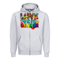 Heather Grey love has no gender pride Zipper Hoodie - FaDigitalArtStudio