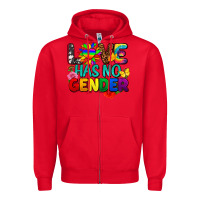Red love has no gender pride Zipper Hoodie - FaDigitalArtStudio